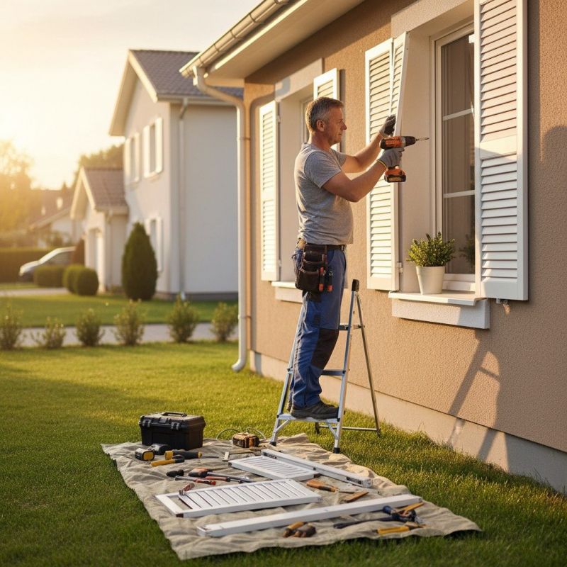 Shutter Reattachment in Kansas City, KS